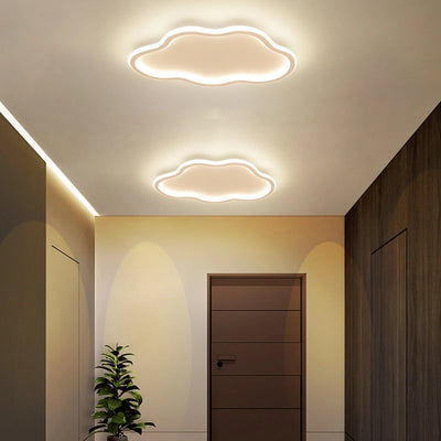 Creative White Cloud LED Ceiling Lamp - Modern Lighting for Bedroom, Children's Room, Study