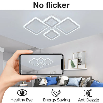 Smart Dimmable Ceiling Lamp for Bedroom, Dining Room, and Kitchen