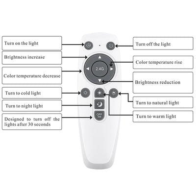 LED Ceiling Lamp Chandelier Ring Lights - Modern Smart Luster