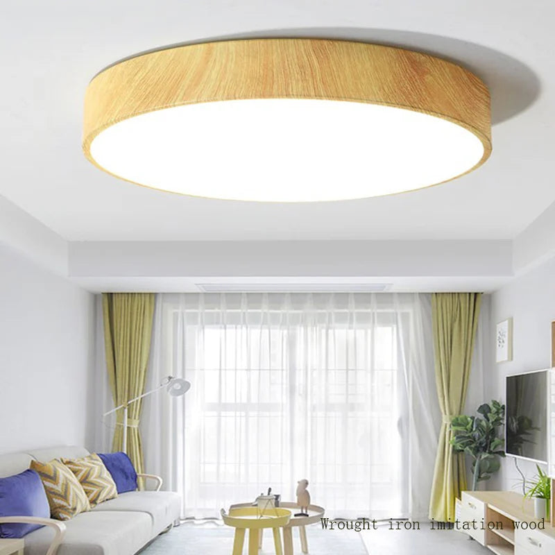 Ultra-Thin LED Ceiling Chandelier - 50cm 48W, 60cm 64W, 80cm 96W for Living Room, Bedroom, and More