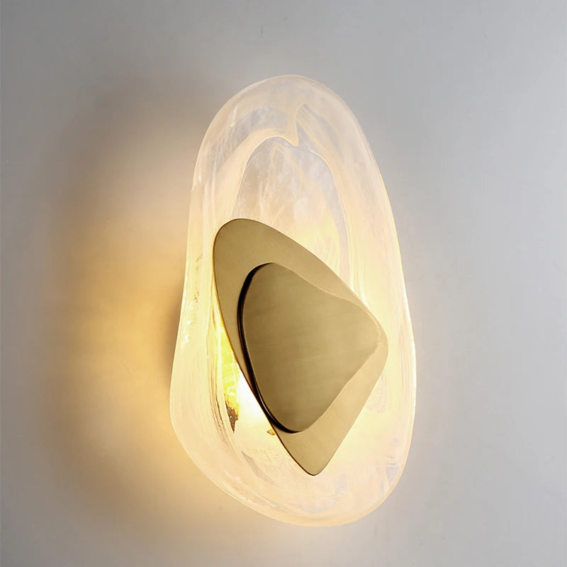 Luxury Golden LED Wall Lamp for Bedroom, Living Room, and Decorative Spaces