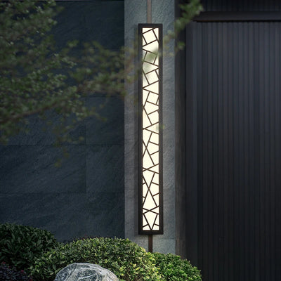 Waterproof Outdoor LED Tall Wall Lamp for Garden and Villa Porch