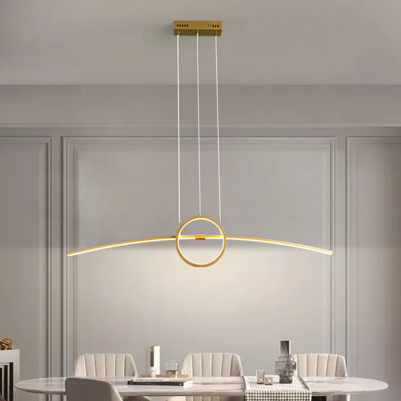 L100CM Modern LED Pendant Lights - Creative Lighting Solution for Dining, Living, and Bedrooms