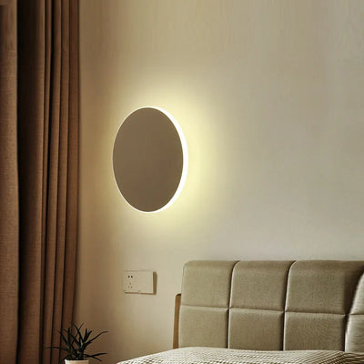 Modern Round LED Wall Lights | RGB Acrylic Touch Sensitive Remote Wall Lamp