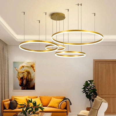 Modern LED Ceiling Chandelier: Illuminate Your Space with Style and Elegance