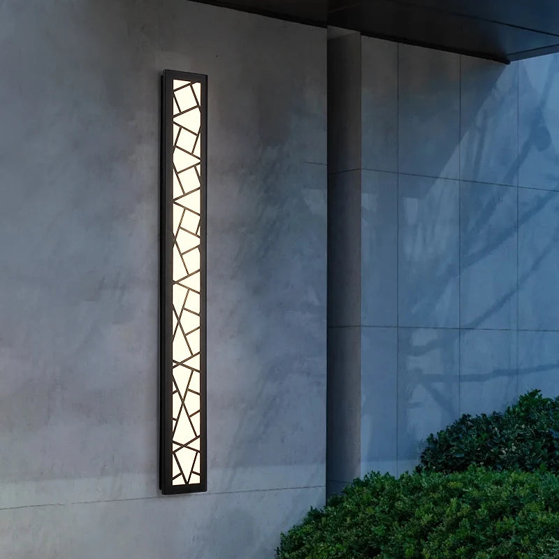 Waterproof Outdoor LED Tall Wall Lamp for Garden and Villa Porch