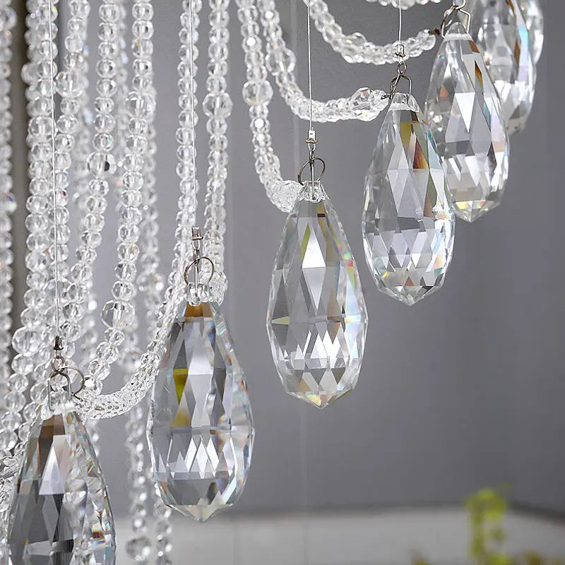 Spiral K9 Crystal Chandelier - Modern European Design for Elegant Room Lighting