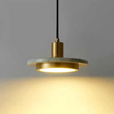 Postmodern LED Marble Pendant Light for Dining Table and Luxury Home Decor