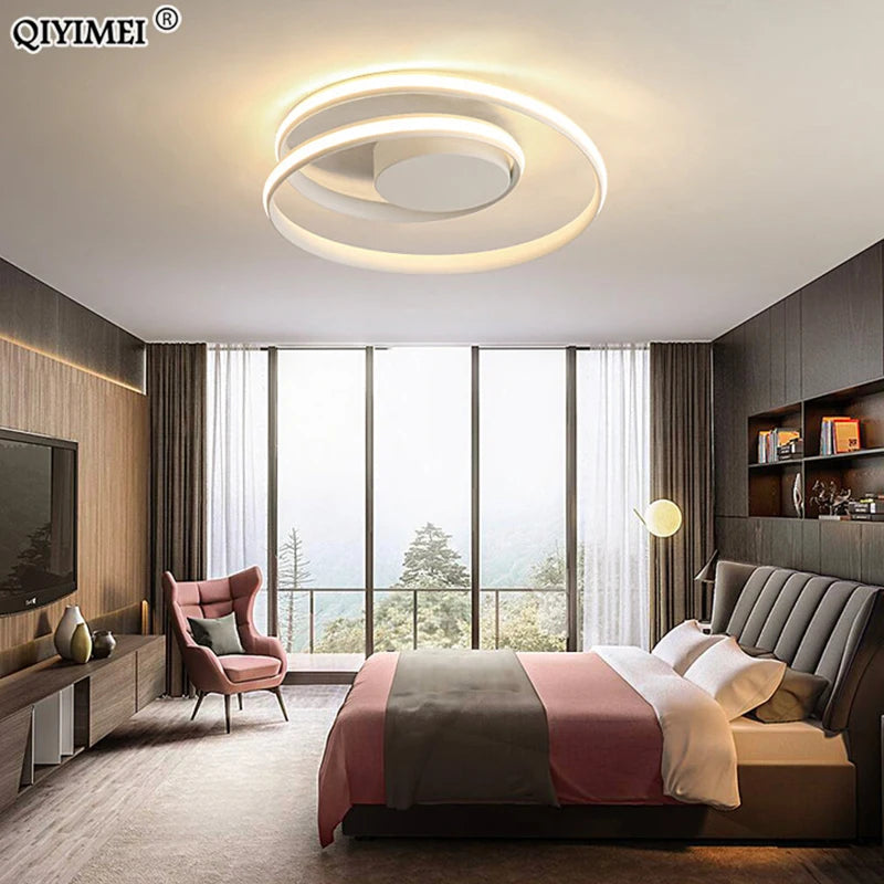 Modern LED Ceiling Lamp for Living Room Bedroom - Surface Mounted Ceiling Light Deco AC85-265V