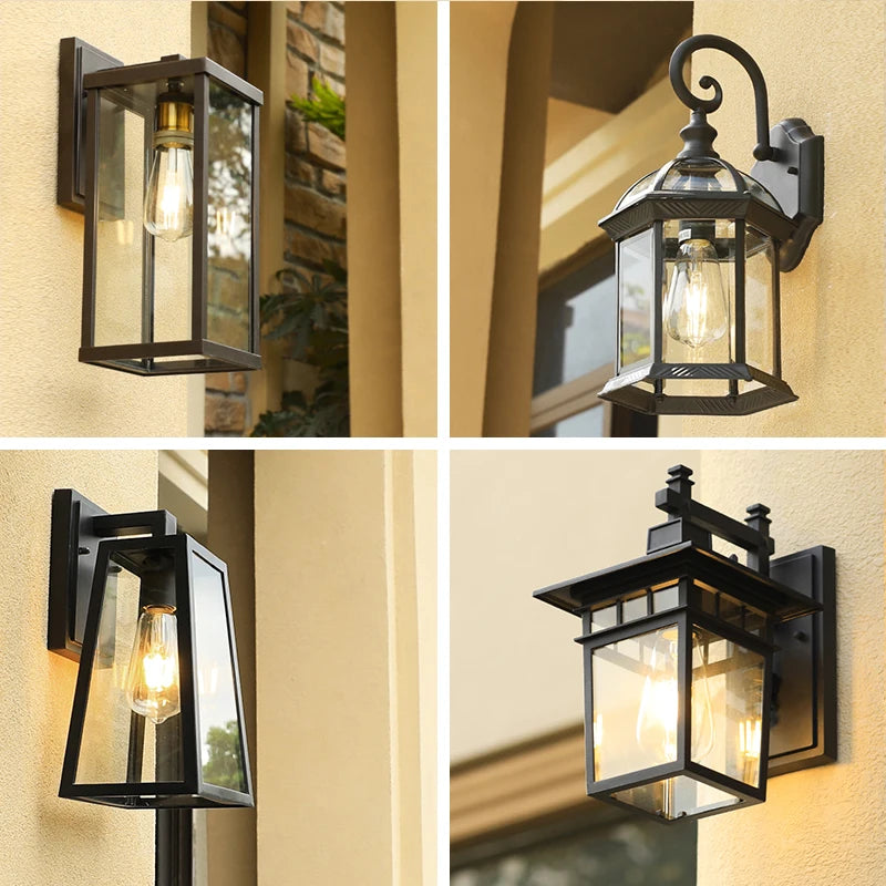 Modern Outdoor Waterproof Wall Lamp - Villa Corridor Garden Exterior Wall Light