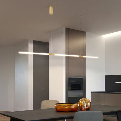 LED Pendant Light - Modern Chandeliers for Dining Room with Remote Control