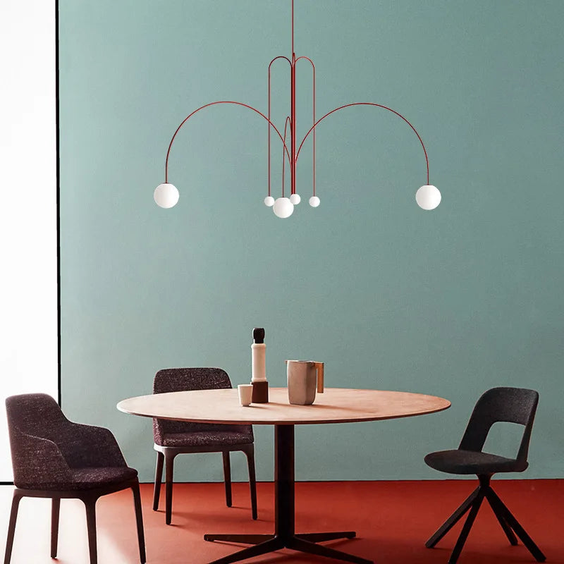 Postmodern Geometric Chandelier: Redefining Minimalist Elegance