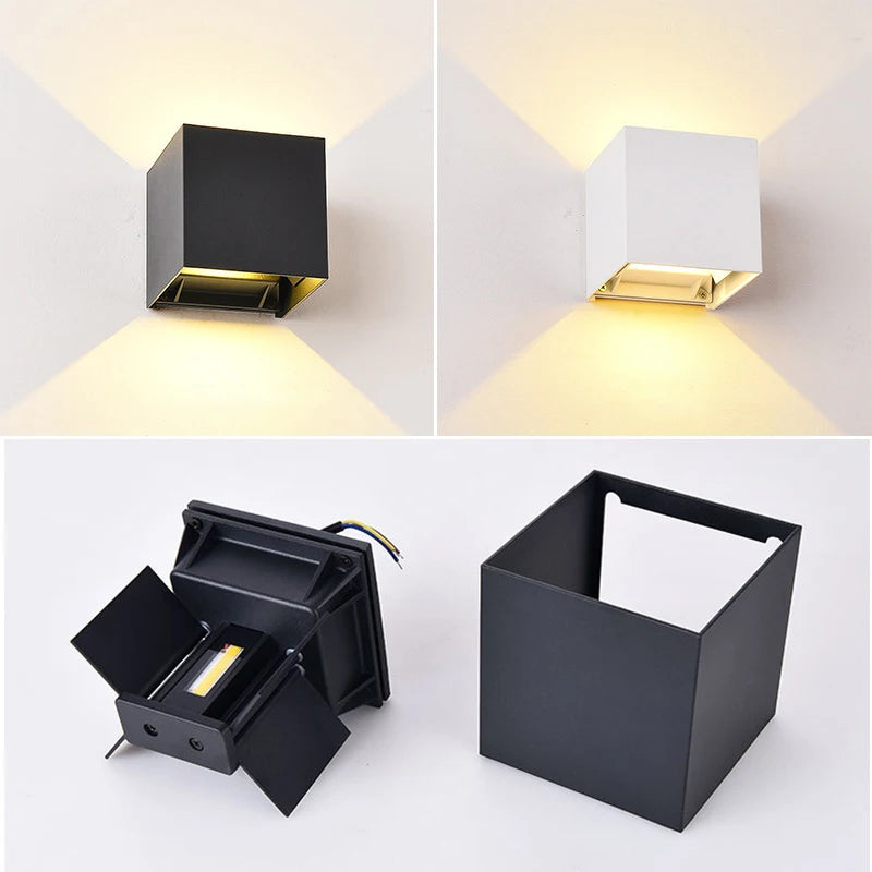 Modern Motion Sensor LED Wall Lamp | Waterproof Indoor/Outdoor Sconce