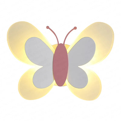 Butterfly Girl Room Lamp - Creative Cartoon Children Energy-Saving Boy Lamp - Bedside Lamp Bedroom Wall Lamp Ceiling Aisle Lamp