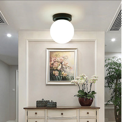 Modern Minimalist Frosted Glass Ceiling Lamp: Enhance Your Space with Contemporary Elegance