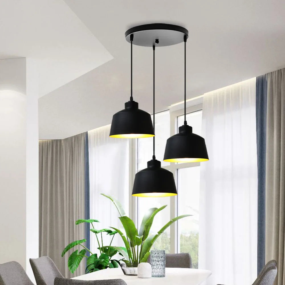 Modern 3-Pendant Lighting - Nordic Loft Style for Dining Room and Kitchen