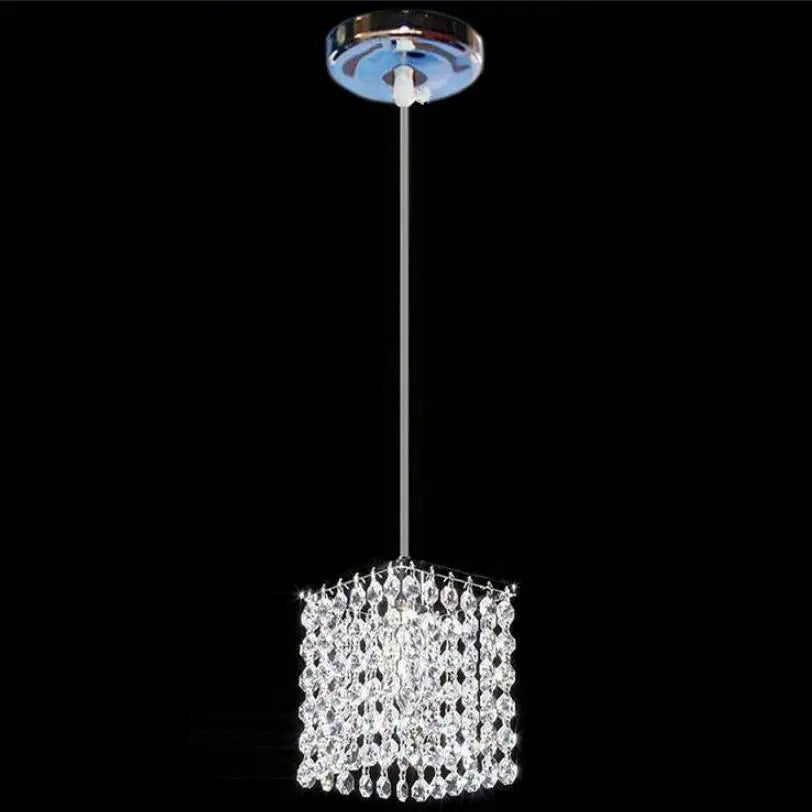 Modern Simple Iron Crystal Chandelier LED Lamp - High-Quality LED Lighting Crystal Chandeliers for Lustre Pendant/Droplight