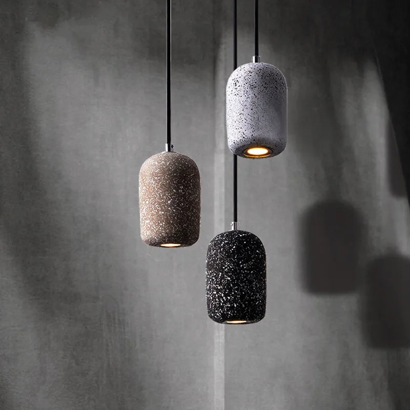 Industrial Loft Concrete Pendant Light