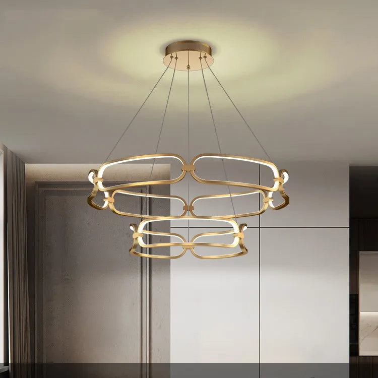 Light Luxury Bedroom Chandelier - Modern Nordic Pendant Lamp for Living Room, Dining Room, and Master Bedroom