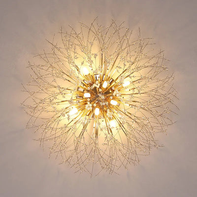 Elegant Dandelion Crystal Ceiling Lamp: A Popular Choice for Stylish Interiors