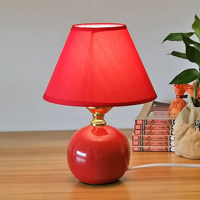 Miniature Ceramic Table Lamp: Stylish and Elegant Bedroom Bedside Lamp, Cafe Bar Counter, Tabletop Atmosphere Lamp