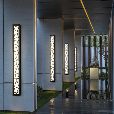 Waterproof Outdoor LED Tall Wall Lamp for Garden and Villa Porch