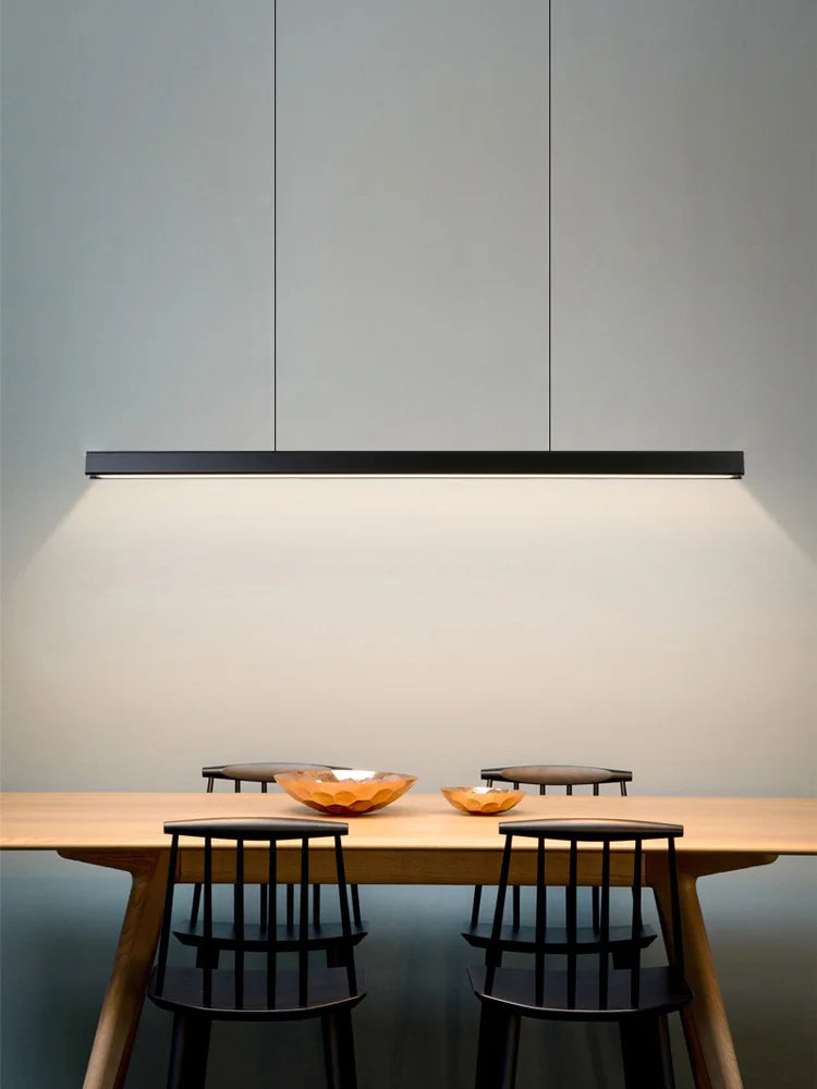 Modern Nordic LED Dining Room Chandelier - Minimalist Pendant Light for Dining Table, Bar, or Office