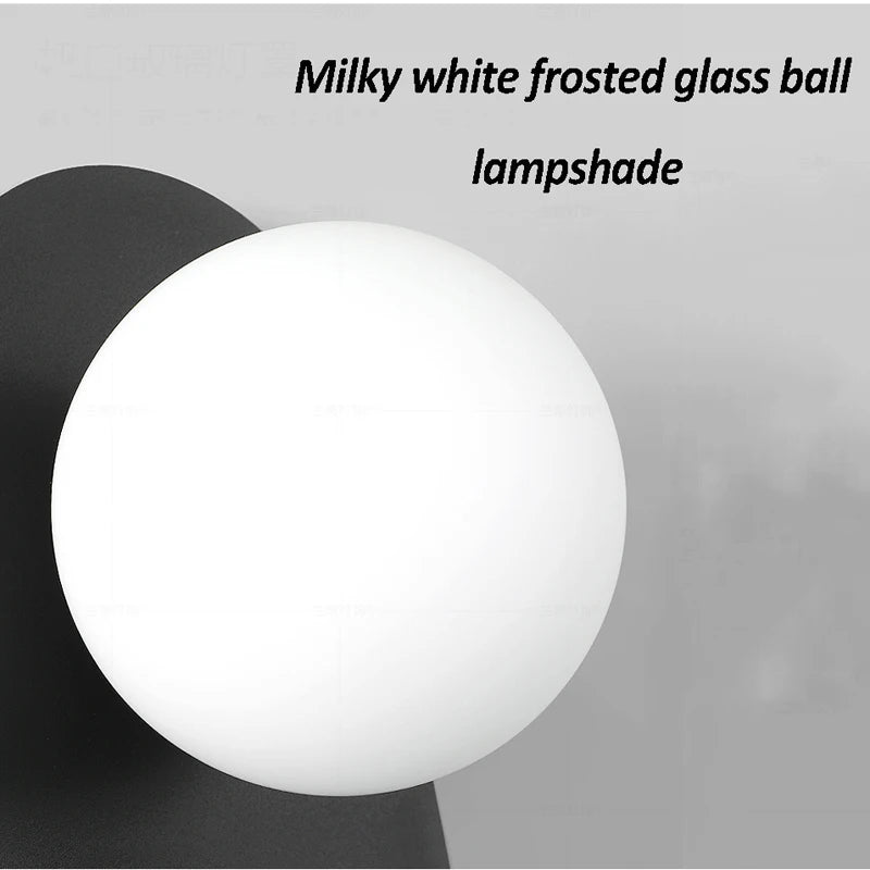 Nordic Modern Glass Wall Lamp: Illuminate Your Space with Contemporary Elegance