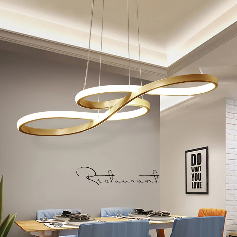 Modern Kitchen Island Pendant Light – Bar Table, Dining Room Decor, Hanging Lights with Remote Dimming