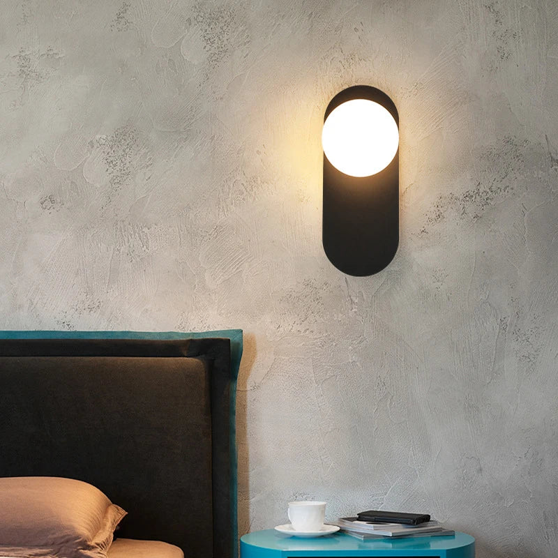 Nordic Modern Glass Wall Lamp: Illuminate Your Space with Contemporary Elegance