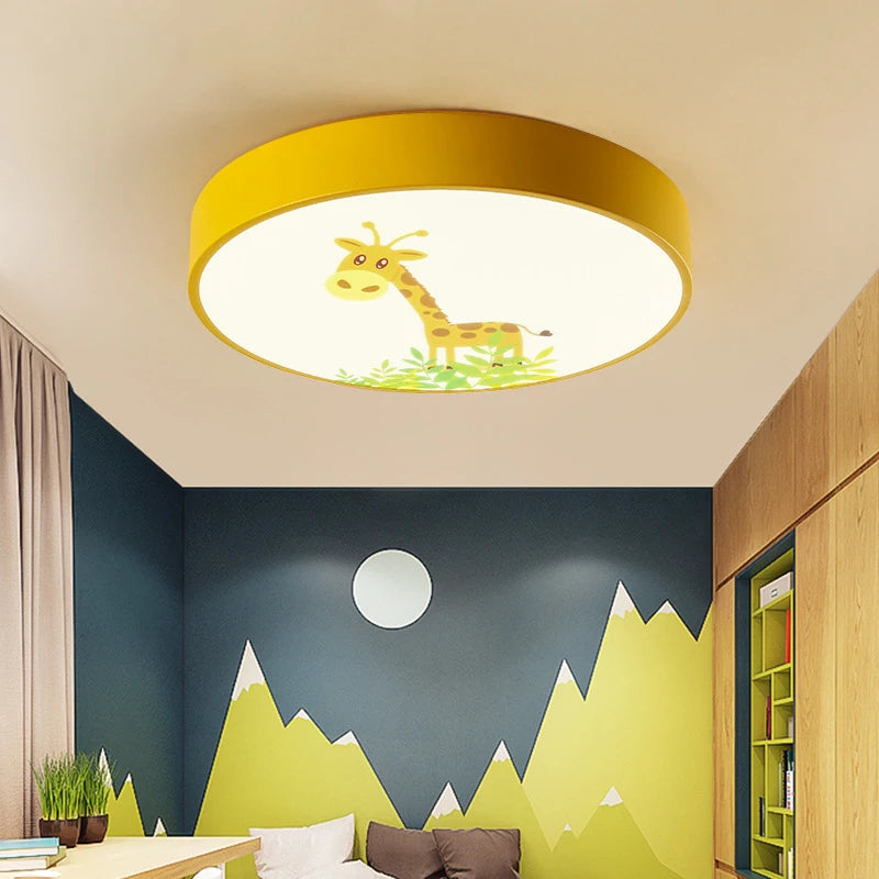 Modern Kids Bedroom Ceiling Light with Remote Control: A Cute and Functional Lighting Fixture for Children's Rooms