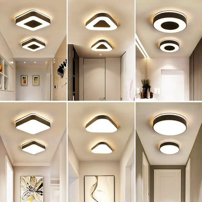 Modern Style LED Ceiling Light - Art Gallery, Balcony, and Corridor Decoration - White and Black