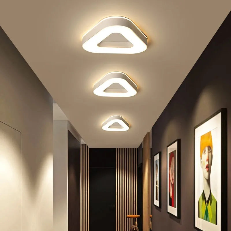 Modern Style LED Ceiling Light - Art Gallery, Balcony, and Corridor Decoration - White and Black