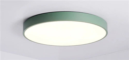 Modern Ultra-Thin 5CM LED Ceiling Lamp - Colorful Art LED Ceiling Lights for Living Room