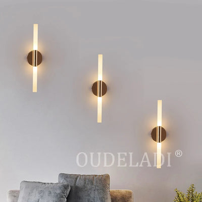 Sleek LED Metal Tube Wall Lamps - Modern Illumination for Every Space