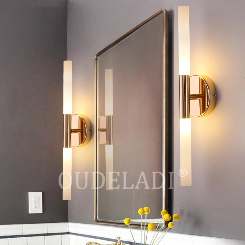 Sleek LED Metal Tube Wall Lamps - Modern Illumination for Every Space