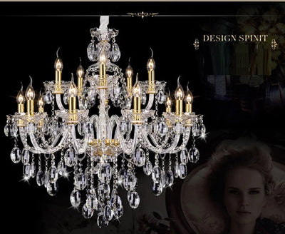 Luxury Modern Crystal Chandelier - Elevate Your Living Space with Opulent Lighting