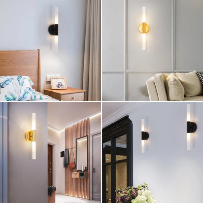 Sleek LED Metal Tube Wall Lamps - Modern Illumination for Every Space