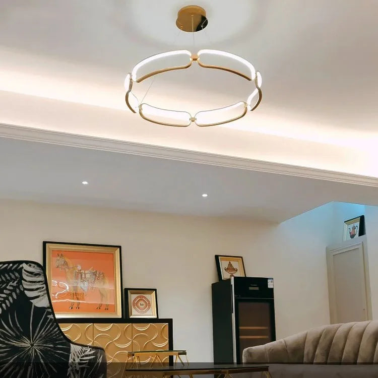 Light Luxury Bedroom Chandelier - Modern Nordic Pendant Lamp for Living Room, Dining Room, and Master Bedroom