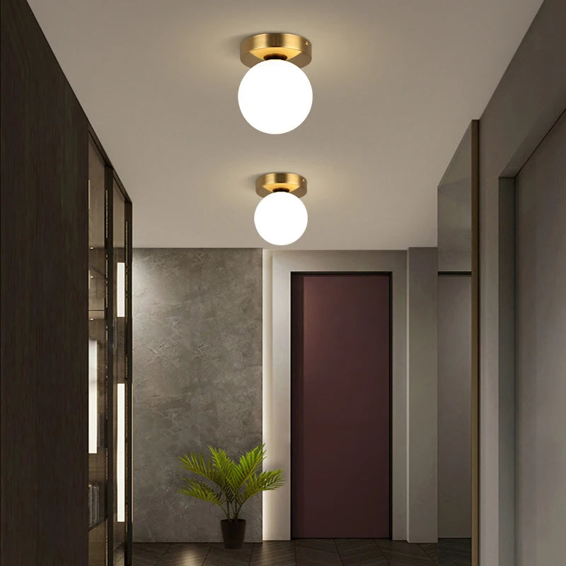 Modern Minimalist Frosted Glass Ceiling Lamp: Enhance Your Space with Contemporary Elegance