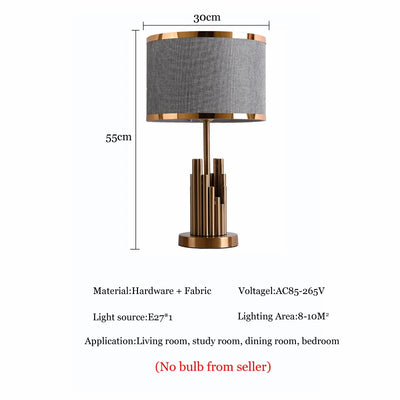 Postmodern Light Luxury Simple American Designer Model Room Living Room Study Bedroom Bedside Decoration Household Table Lamp