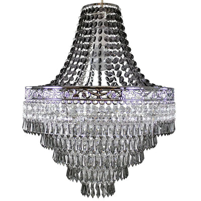 Blenheim Large Acrylic Chandelier Shade - Modern Pendant Lampshade