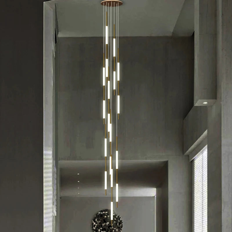 Modern Minimalism Chandelier LED Pendant Lights - Designer Lamp for Attic, Villa, and Staircase