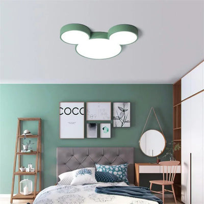 Mickey Nordic LED Ceiling Lamp - Modern Kid's Room Decor