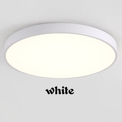 Ultra-Thin LED Ceiling Chandelier - 50cm 48W, 60cm 64W, 80cm 96W for Living Room, Bedroom, and More