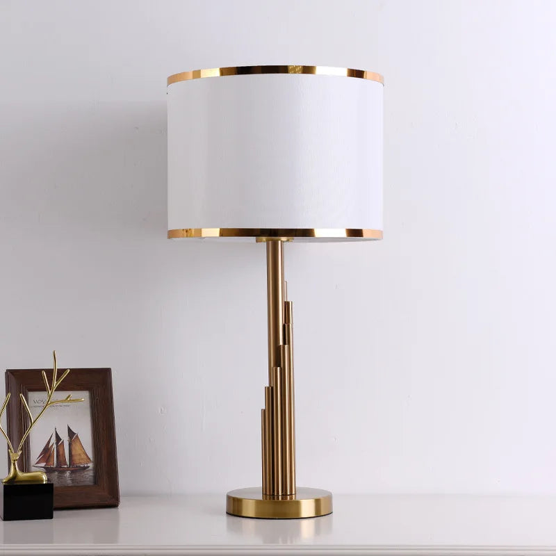 Light Luxury Living Room Bedroom Bedside Designer Table Lamp - Simple Post-Modern American Decorative Lamp