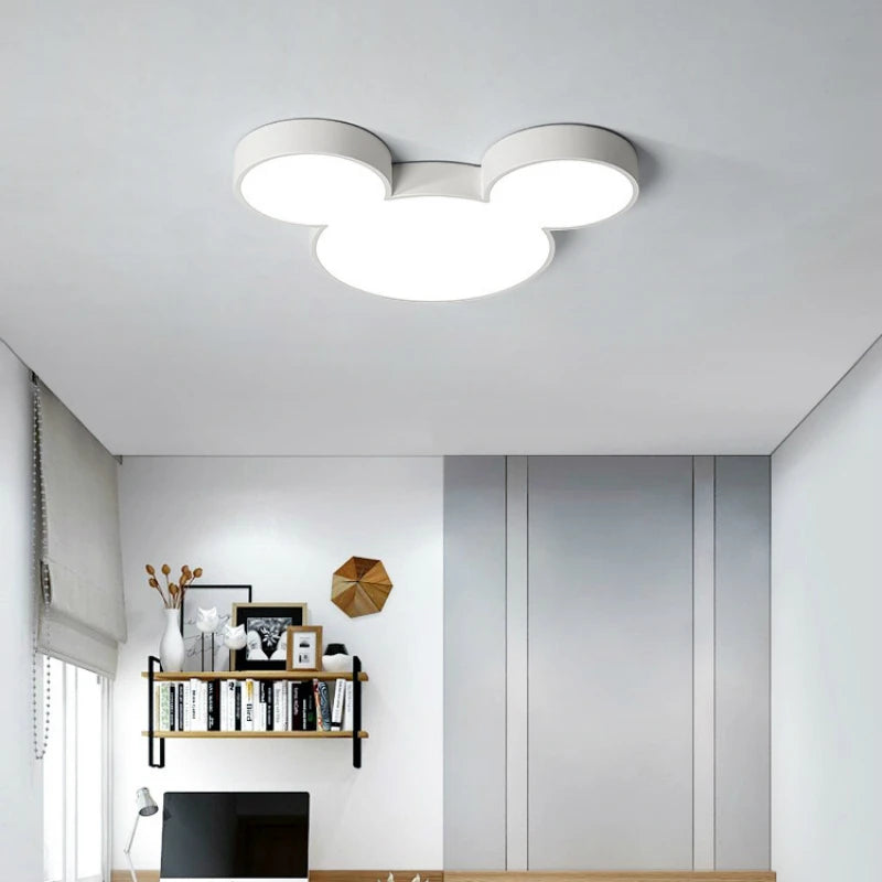 Mickey Nordic LED Ceiling Lamp - Modern Kid's Room Decor