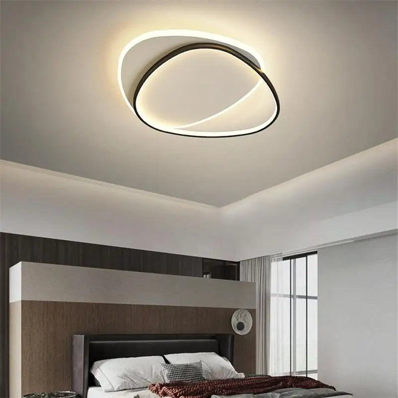 Modern LED Chandelier: Indoor Lighting for Bedroom, Study, Living Room - Elegant Home Decoration