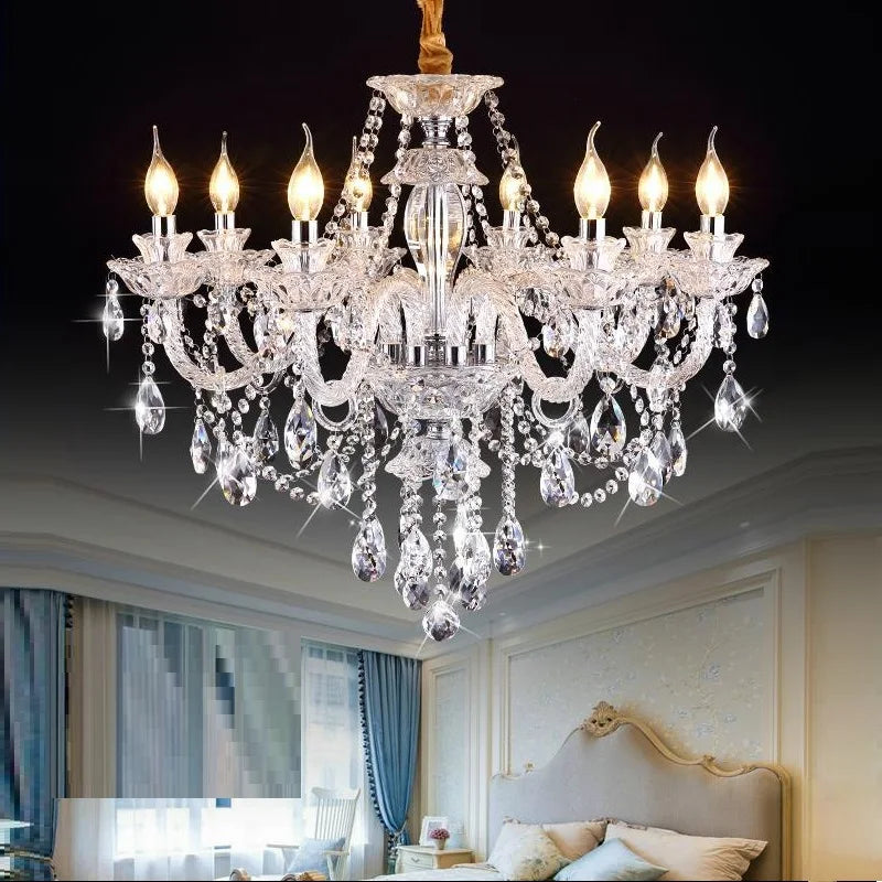 Luxury Modern Crystal Chandelier - Exquisite Lighting Fixture for Elegant Home Decor