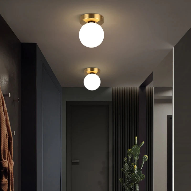 Modern Minimalist Frosted Glass Ceiling Lamp: Enhance Your Space with Contemporary Elegance